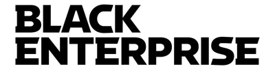 Logo of 'Black Enterprise' magazine with red and black text.
